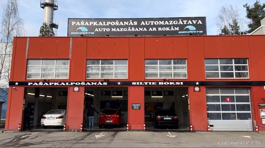 DIPSTAGE uzstādītās mazgāšanas  iekārtas  Rīga, Slokas iela 124